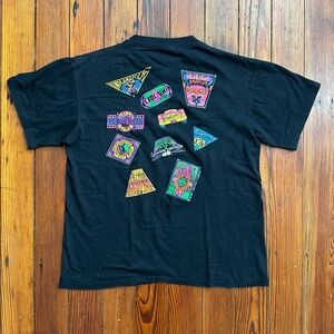 Vintage 90s Brockum Group Grateful Dead 1991 Tour Double Sided tee Large